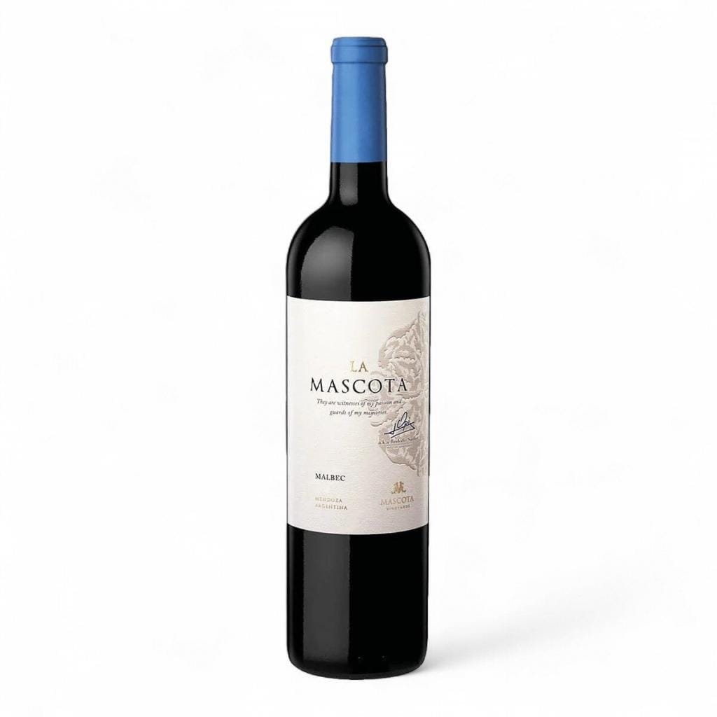 Fles La Mascota Malbec, Argentijnse rode wijn voor de wijnpakketten